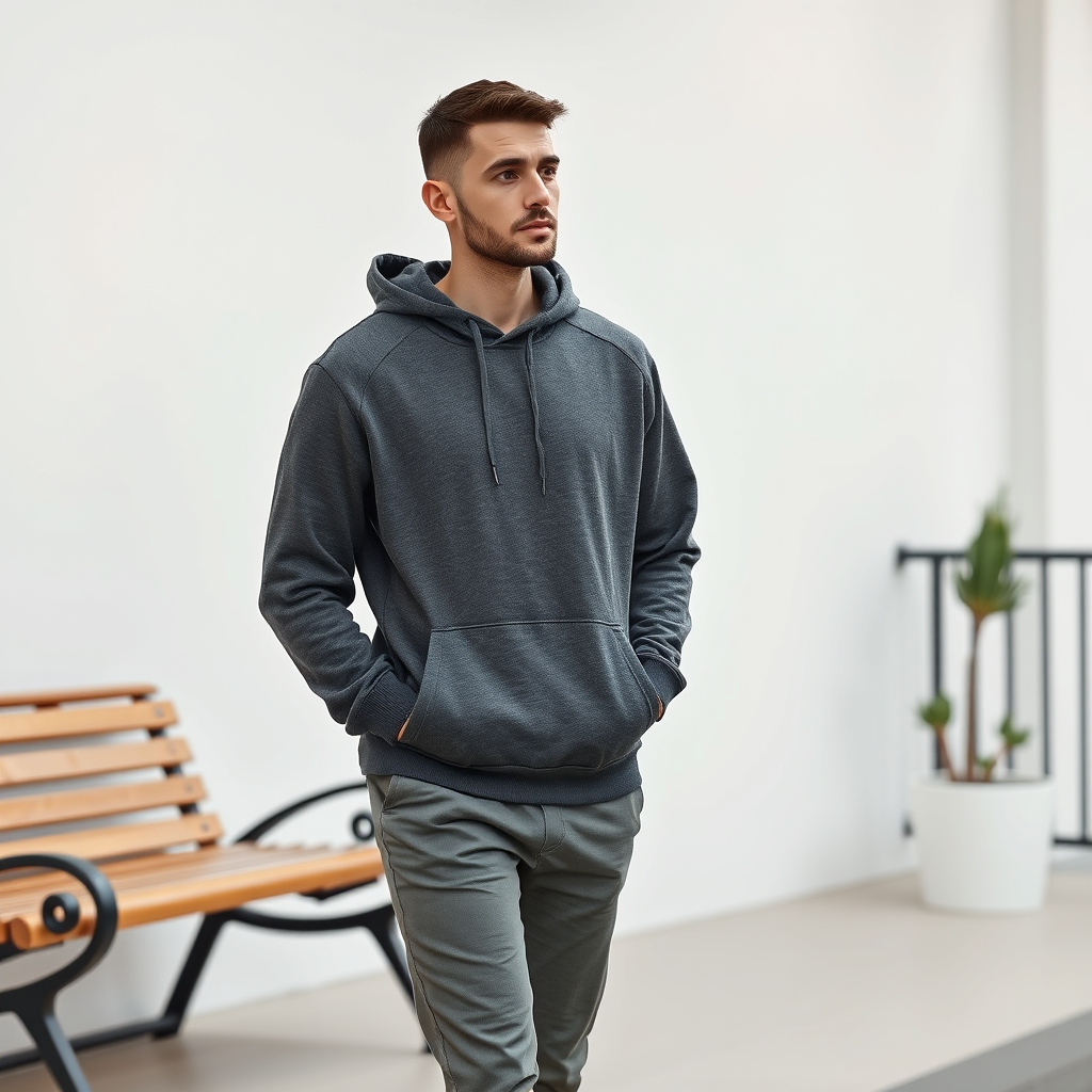 Charcoal Grey Hoodie